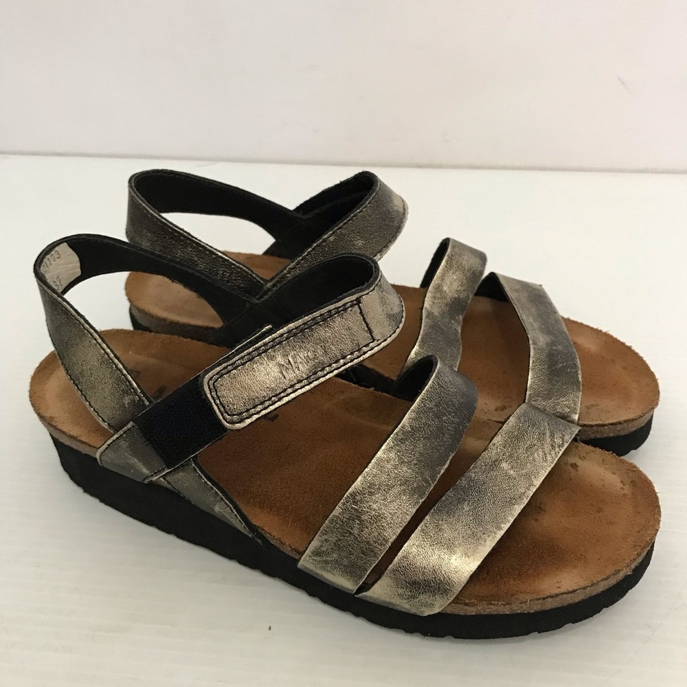 Naot Kayla Metal Wedge Sandal Women's US Size 6